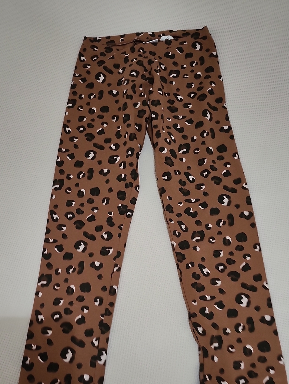 Zara Brown Leopard Print Kids Leggings